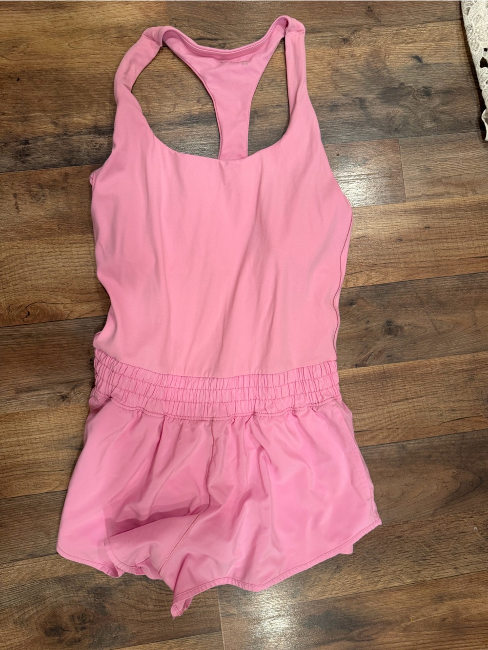aerie Pink Racerback Romper